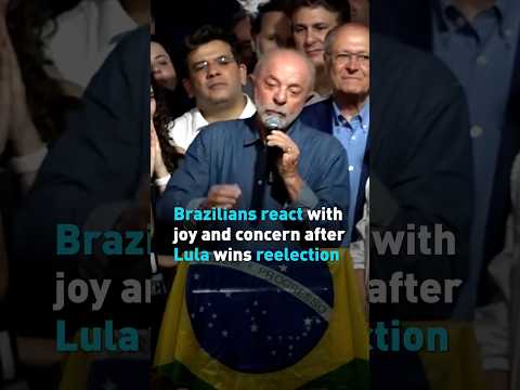 Brazilians react with joy and concern after Lula wins reelection