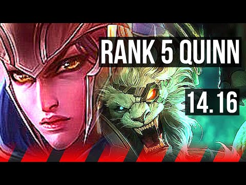 QUINN vs RENGAR (TOP) | Rank 5 Quinn, 800+ games, 5/1/1 | EUW Grandmaster | 14.16