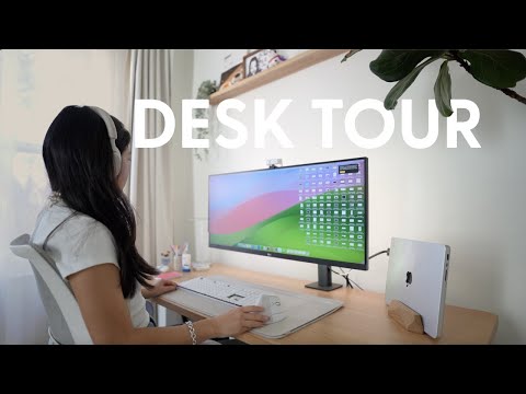 My desk setup as a ux designer | work from home - YouTube