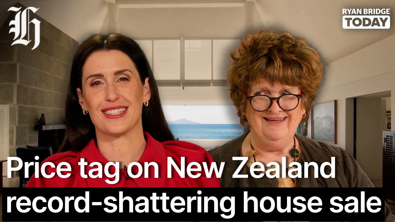 Revealed: price tag on New Zealand record-shattering house sale | Ryan Bridge TODAY