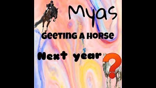 Mya’s horse