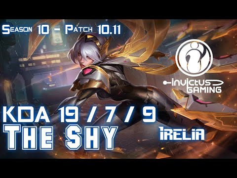 IG The Shy IRELIA vs MAOKAI Top - Patch 10.11 KR Ranked