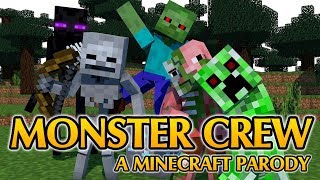 Minecraft Song and Minecraft Videos Monster Crew A Minecraft parody of Shape of You By Ed Sheeran