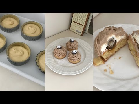 sub) 몽블랑 타르트 만들기 🌰ㅣ파트 슈크레, 아몬드크림