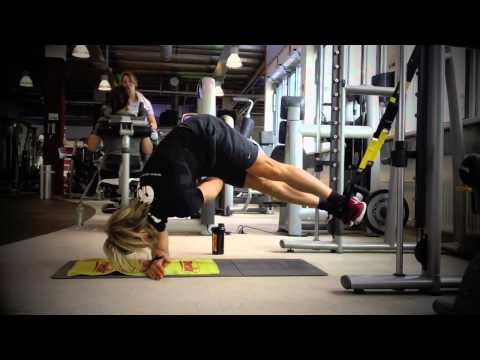 flacher Bauch TRX Seitstütz, side plank (ag coaching)