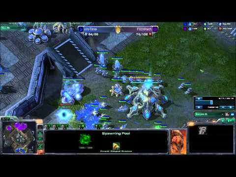 sc2 FXOSheth vs vVvTime