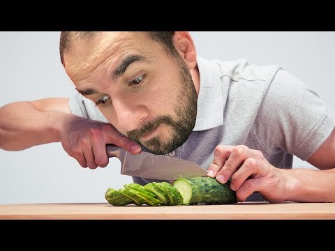 Hıyar Kesme Kapışması - Ağır Kesen Kazanır