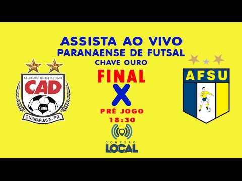 AO VIVO POKER/GUARAPUAVA X UMUARAMA - FINAL DO PARANAENSE DE FUTSAL CHAVE OURO