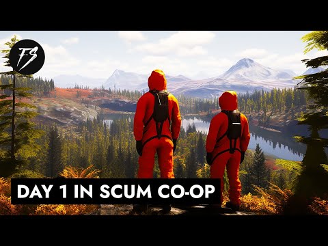 Day 1 Co-op Survival | SCUM Gameplay