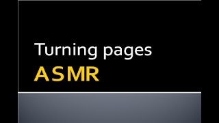 【ASMR】【睡眠用BGM】turning pages　本をめくる音　15min　ver