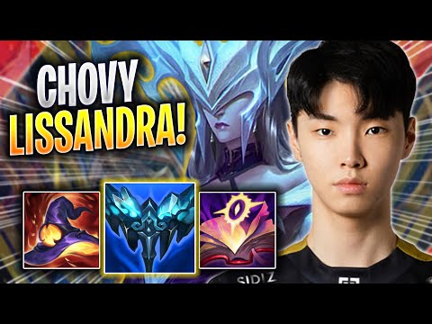 CHOVY PERFECT GAME WITH LISSANDRA! - GEN Chovy Plays Lissandra MID vs Taliyah! | Season 2023