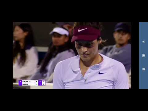 Cori Gauff Vs Tatjana maria match|WTA Auckland 2023