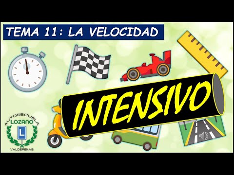 INTENSIVO PERMISO B - TEMA 11 VELOCIDADES