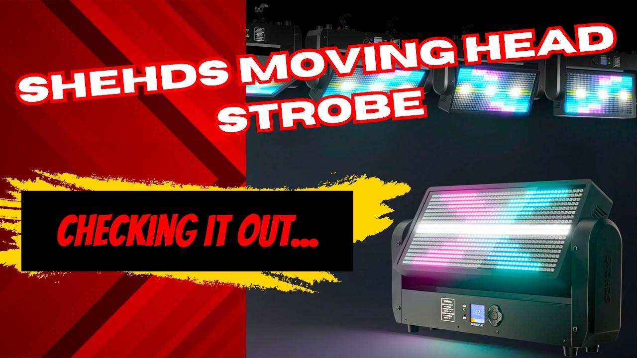 Shehds 200W Moving Strobe -  A First Look