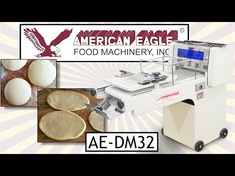 American Eagle AE-DM31 Floor Model Dual Level Dough Bread Moulder, 600-800 Dough Pieces/hr, 12" Rollers, 1/2 HP 2 image
