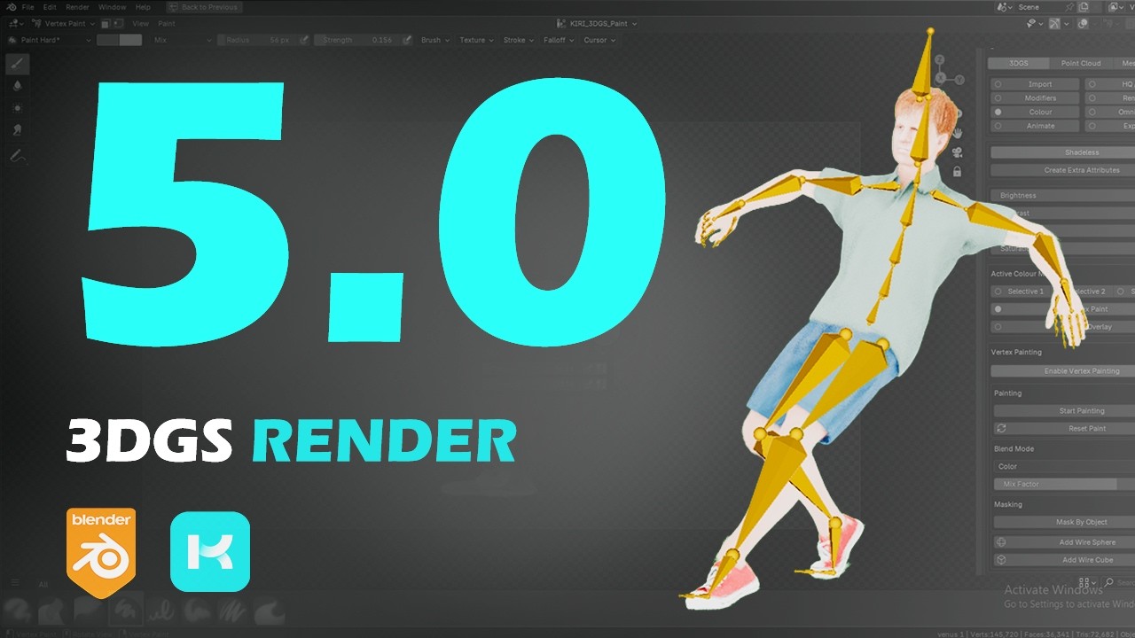 Blender Add-on Breaks the Static Limit of Gaussian Splats