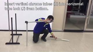 Rolling Garment Rack Assembly Instruction (Assembly video)
