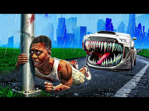 😈 KANLI ARABA FRANKLIN’I YAKALADI! 💀 HERŞEYİ YOK ETTİ - GTA 5 MODS