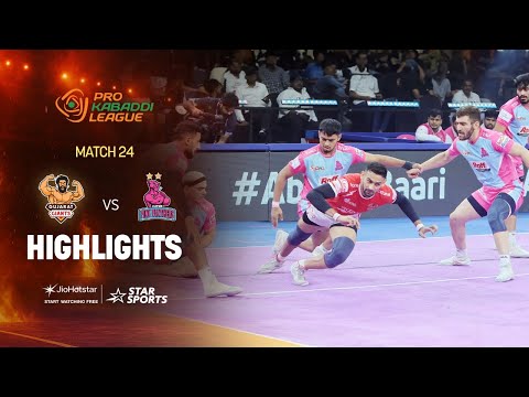Jaipur Pink Panthers clinch a golden raid thriller against Gujarat Giants | HIGHLIGHTS | #PKL12