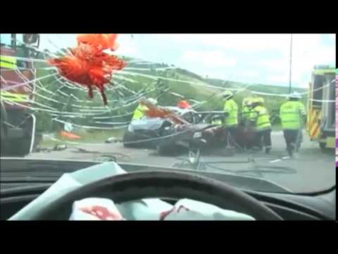 accident routier attention video choc