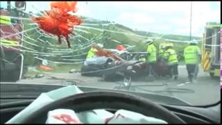 accident routier attention video choc