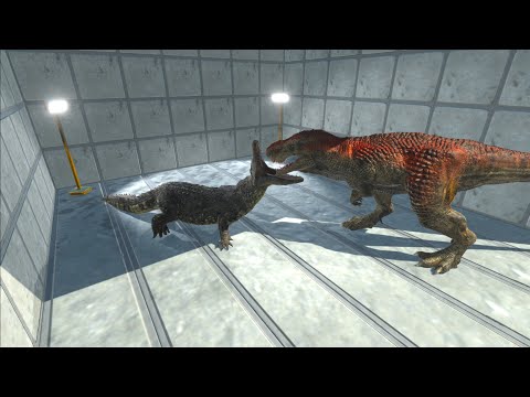 PURUSAURUS inside building vs ALL UNITS - Animal Revolt Battle Simulator ARBS