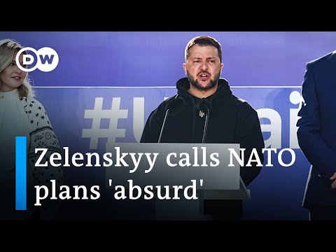 Zelenkyy slams NATO members' rejection of a timeline for Ukraine's accession | DW News