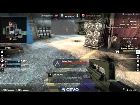 Tempo Storm vs vVv Gaming Game 1 (CEVO-P CS:GO Season 7) - Dust & Sabo