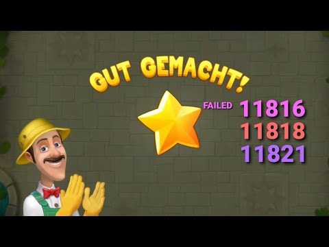 Gardenscapes  Level 11816 & 11818 & 11821 🕊🕊