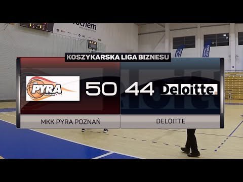 MKK Pyra Poznań vs Deloitte - 18 kolejka - I Liga Poznań - Koszykarska Liga Biznesu