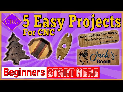 5 Easy CNC Projects You Can Start Right Now