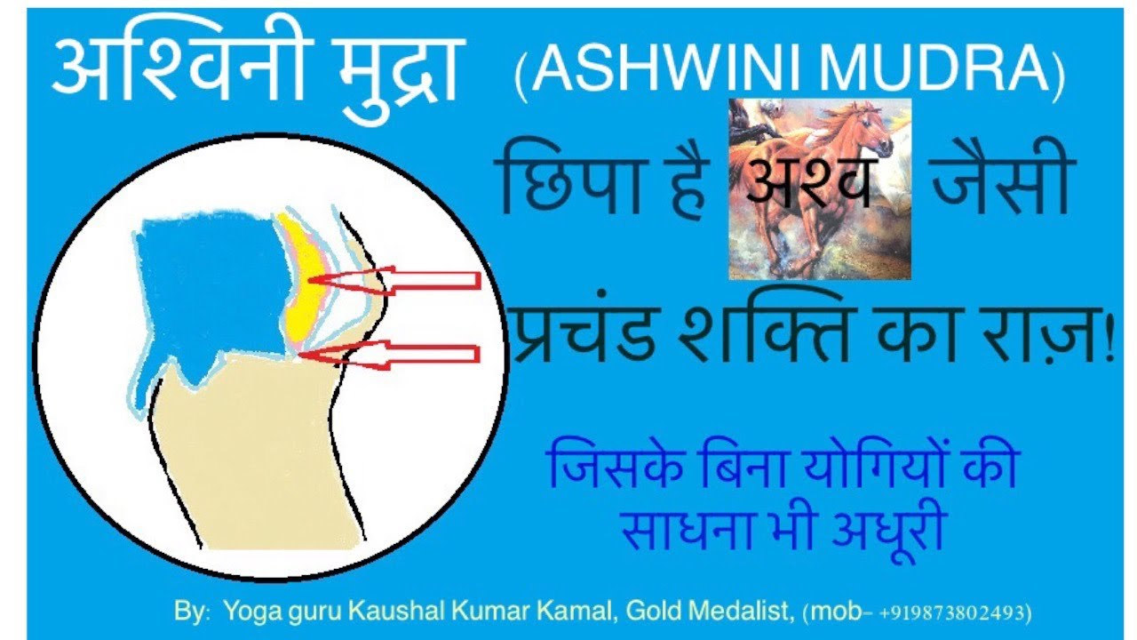 ASHWINI MUDRA GIVES US EXTRA ENERGY (अश्विनी मुद्रा से मिलती है प्रचंड शक्ति)
