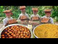 Eggs Korma Khichori Grandpa Feed Another Village People On The Occasion Of Opening A New Mosque