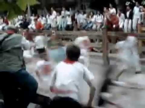 Pamplona 2006 Bull Run 2