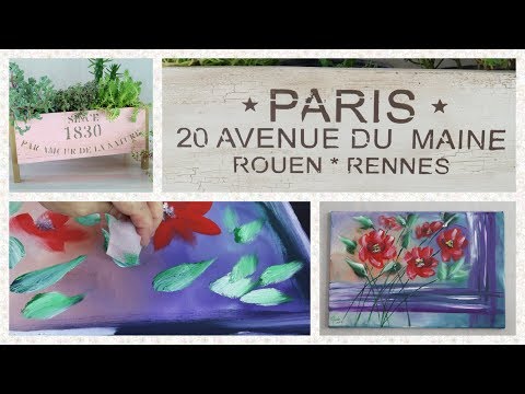 Manos a la Obra TV  2019 Programa 72 - Pintar Cuadros - Cajones de Madera  decorados