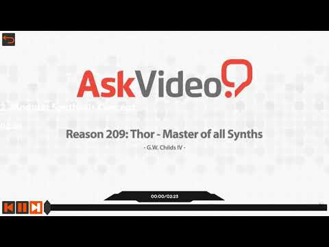 Thor:Master of all Synths Cour Video