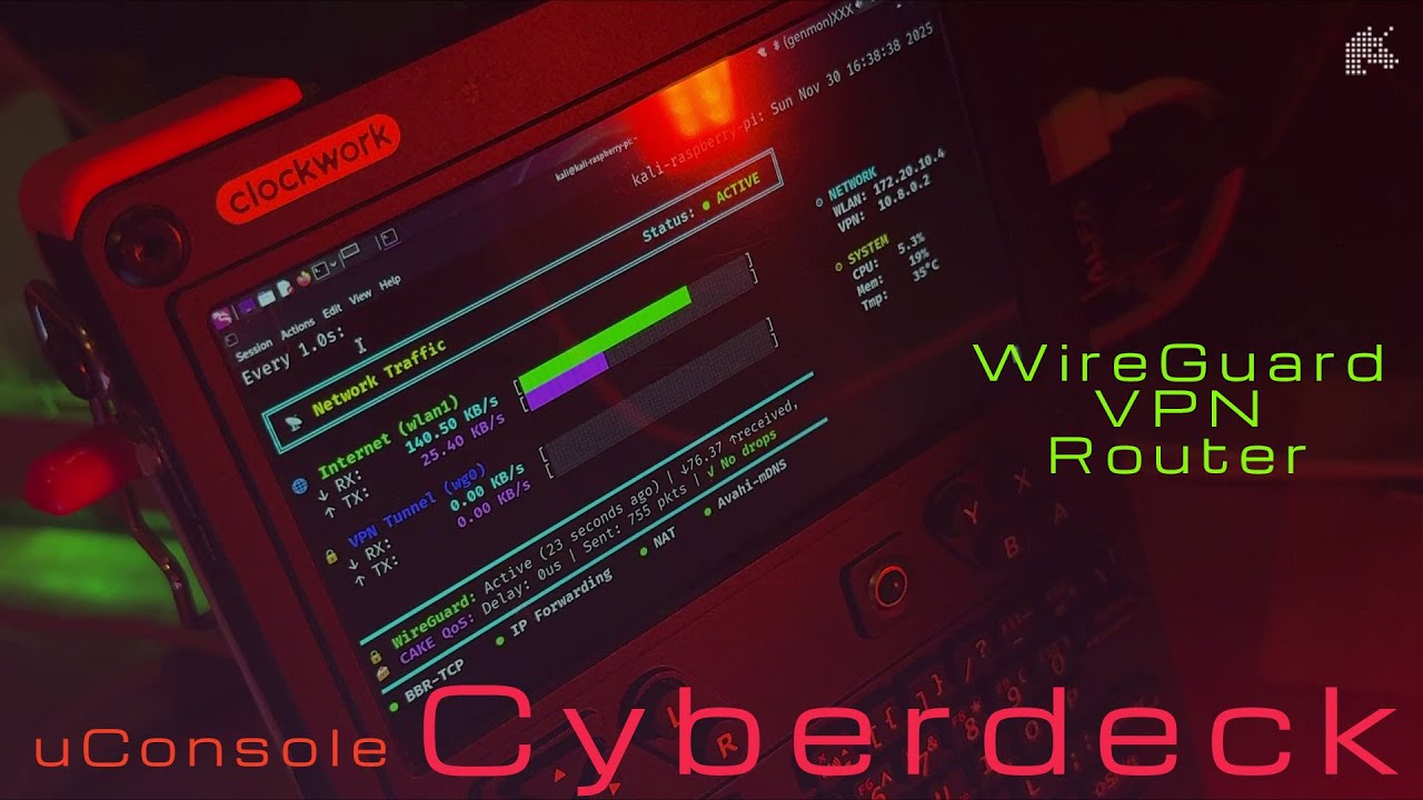 uConsole WireGuard Router Setup