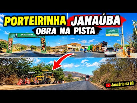 OBRAS NA BR.122, PORTEIRINHA-MG A JANAÚBA , EP.12