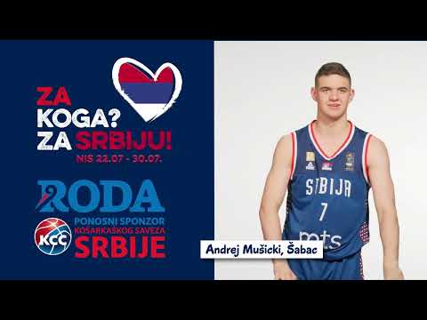 Roda | Evropsko juniorsko prvenstvo u košarci- Niš 22-30.07.2023.