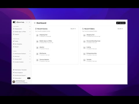 Zenvias video preview