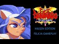 MUGEN GAME Darkstalkers The Night Warriors By Beserker989 Gui Santos UPDATE Felicia Gameplay