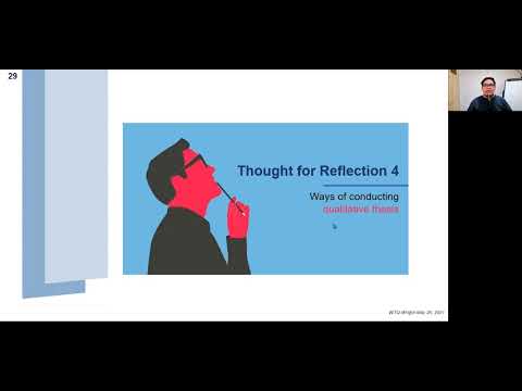 Writing Your Thesis Qualitatively by Mr. Christopher Wright (PNU TALKS Alumni Series - FAL)