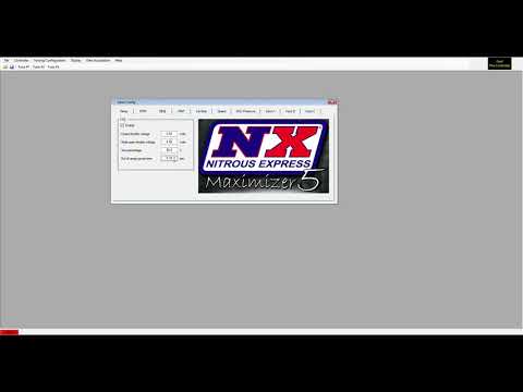 Nitrous Express Maximizer 5 Input Configuration Setup Explanation