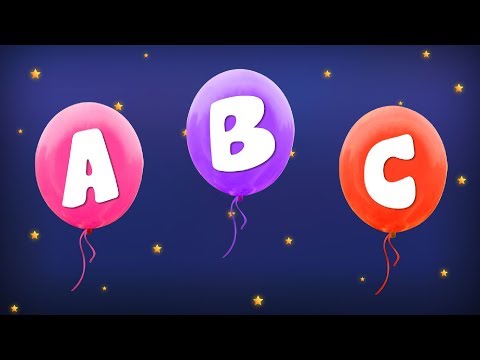 ABC Songs for Children | ABC Balloon Song