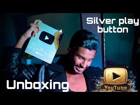 Silver play button unboxing 🥰 #viral #foryou #trending