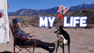 My Solo RV Setup During Winter Snow- Canyon Hike Included