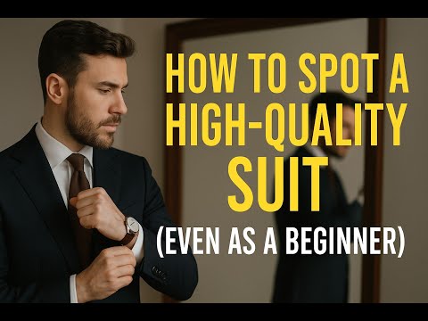 How to Spot a High Quality Suit Even as a Beginner | Custom Suit Guide
