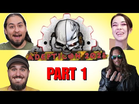 AdeptiCon 2025 Vlog Pt 1– INSANE Miniatures, Famous YouTubers & Hobby Loot!