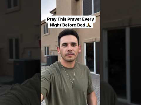 Pray This Prayer Before Bed 🙏 #shorts