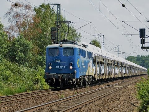 Viel los am BÜ Km 214,287 in Salzbergen | mit BR 101, Flirt 3, BR 140, BR 152 und mehr...
